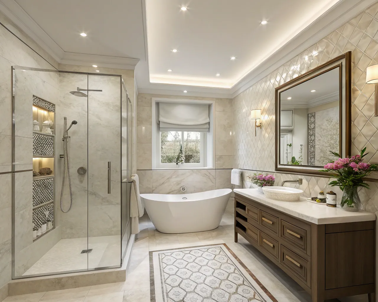 Home staging av ett modernt badrum